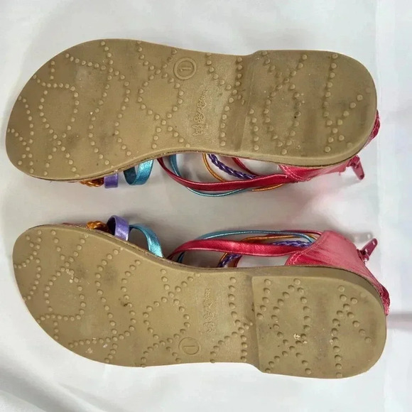 Self Esteem Izzy Size 1M Multicolor Rainbow Sandals Shoes - Picture 8 of 8